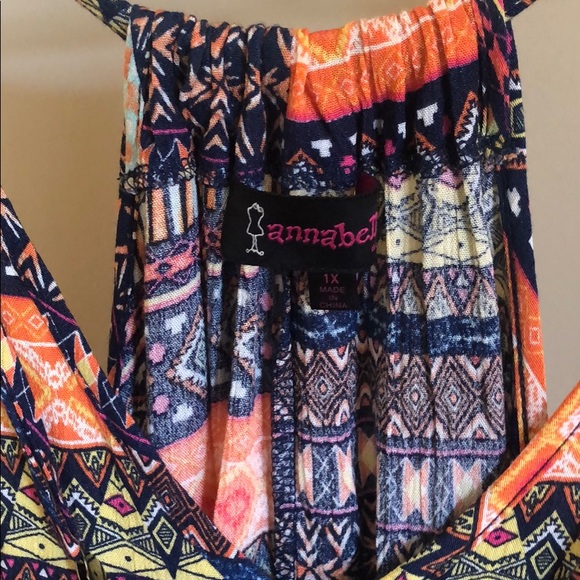 Colorful Tank With Built In Necklace - Picture 4 of 5